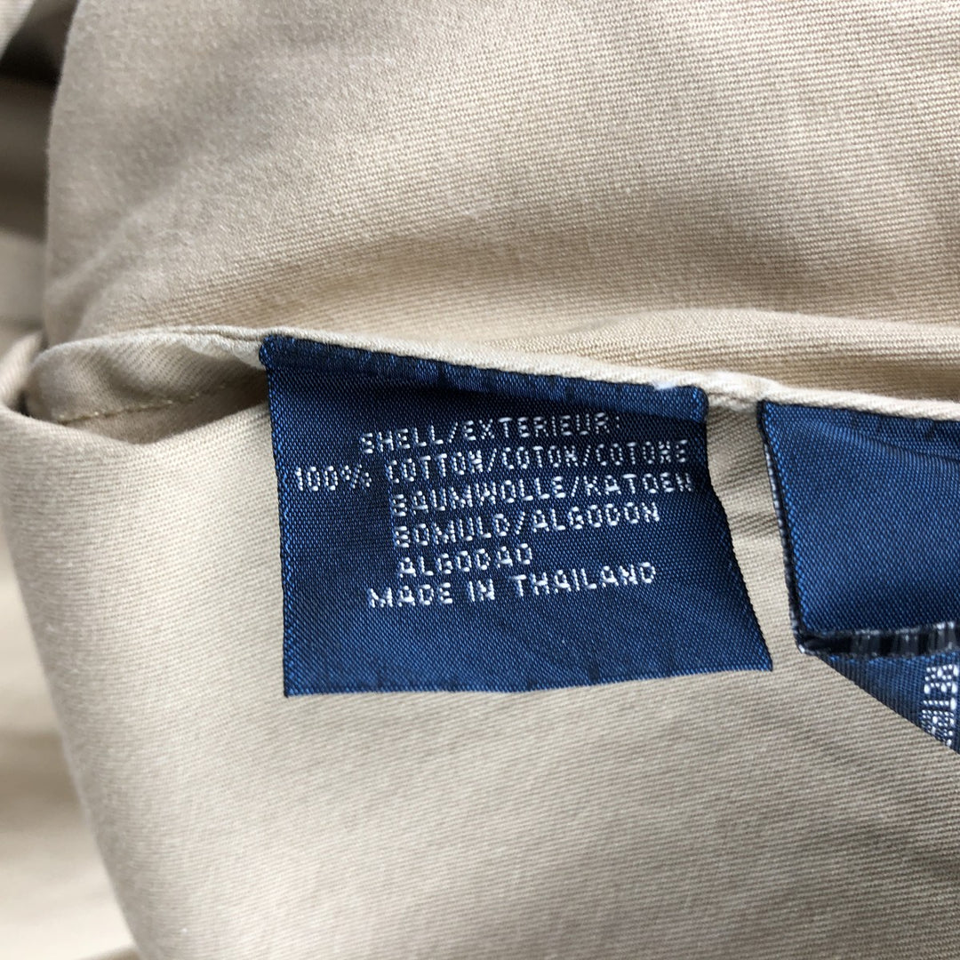 Ralph Lauren POLO by Ralph Lauren Swing Top Sports Jacket Men's L size cotton Beige type Vintage Second Hand