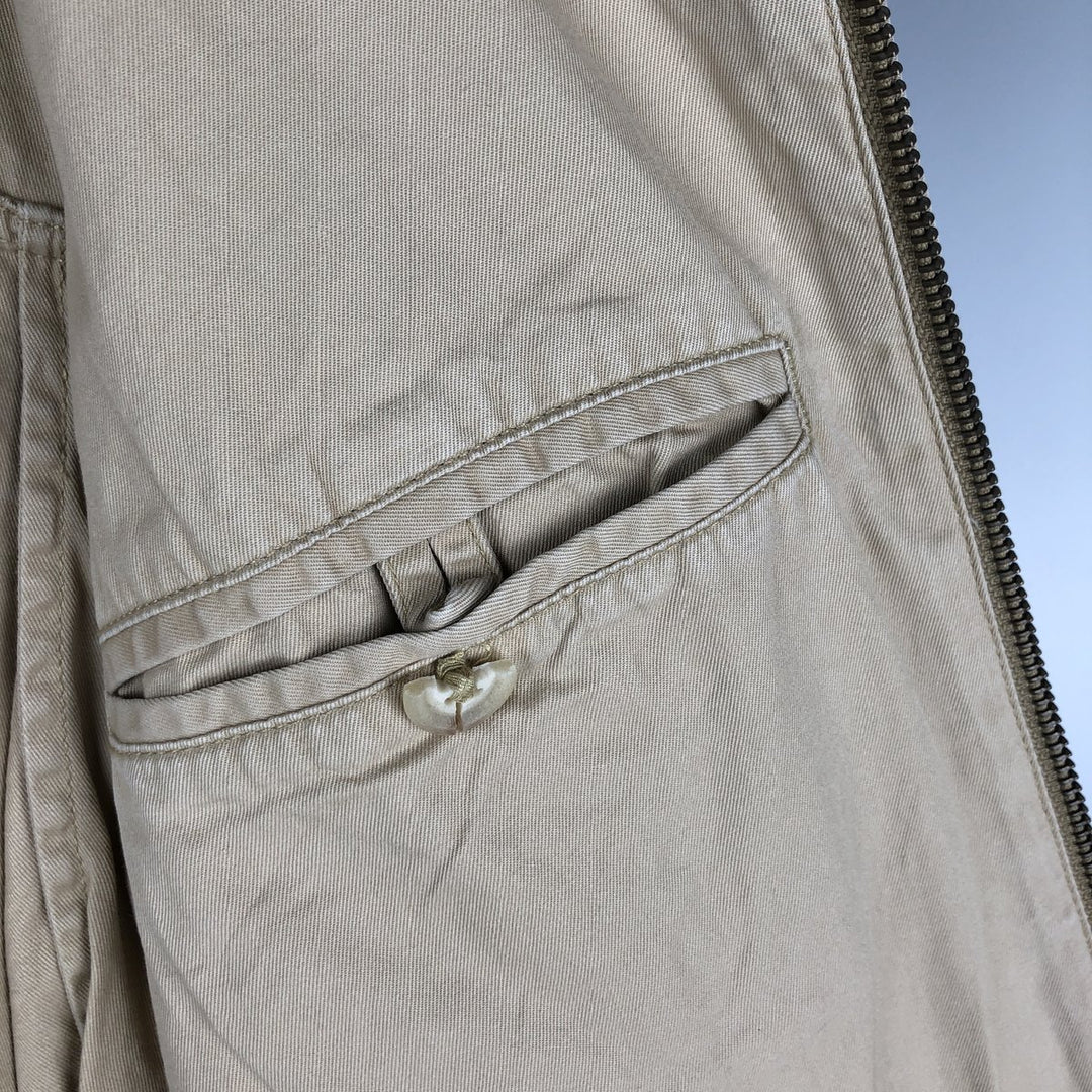 Ralph Lauren POLO by Ralph Lauren Swing Top Sports Jacket Men's L size cotton Beige type Vintage Second Hand
