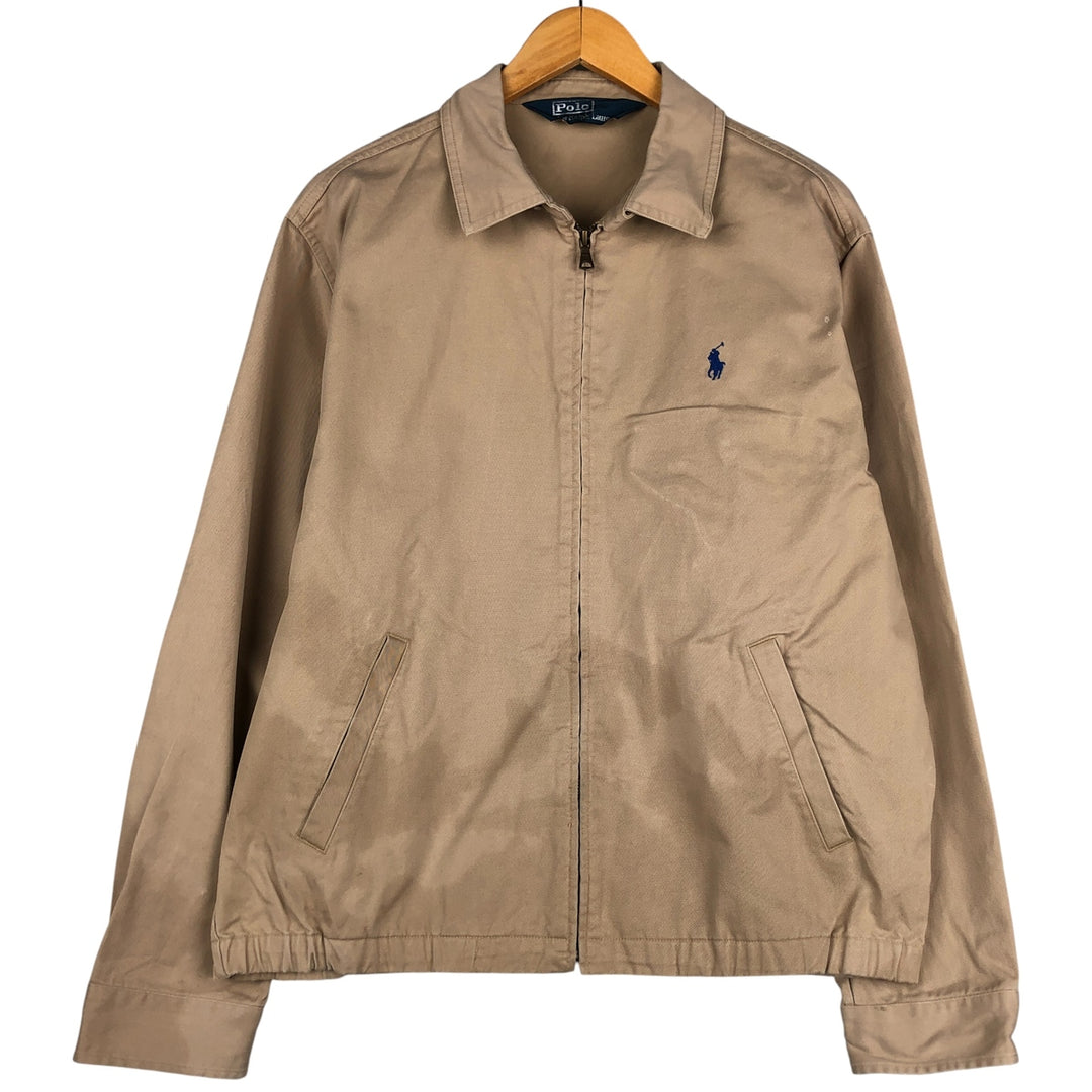 Ralph Lauren POLO by Ralph Lauren Swing Top Sports Jacket Men's M cotton Beige type Vintage Second Hand
