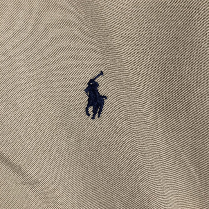 90'S Ralph Lauren POLO by Ralph Lauren Swing Top Sports Jacket Made in USA Men's XL cotton Beige type Vintage Second Hand