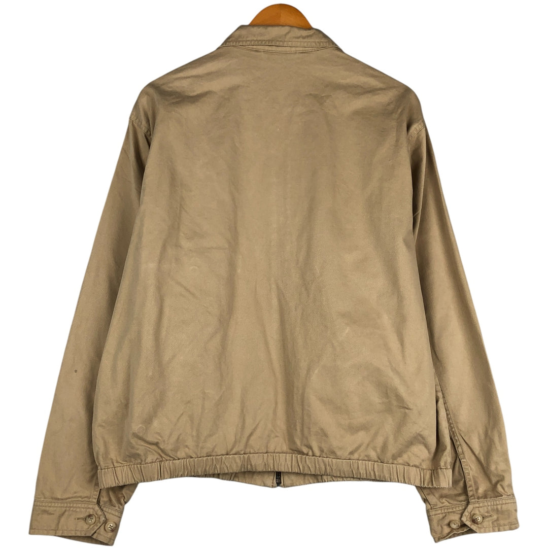 Ralph Lauren POLO by Ralph Lauren Swing Top Sports Jacket Men's L size cotton Beige type Vintage Second Hand