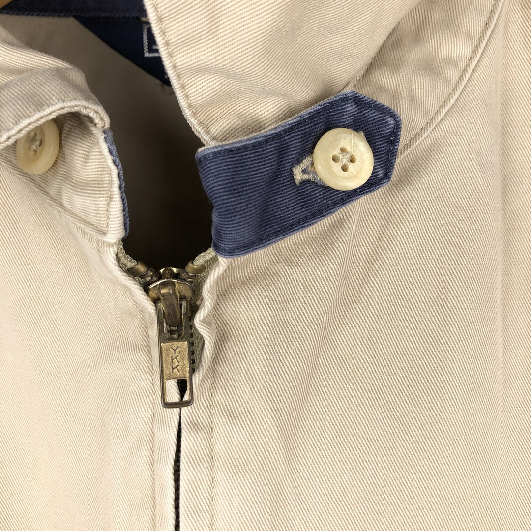 Ralph Lauren POLO by Ralph Lauren Swing Top Sports Jacket Men's L size cotton Beige type Vintage Second Hand