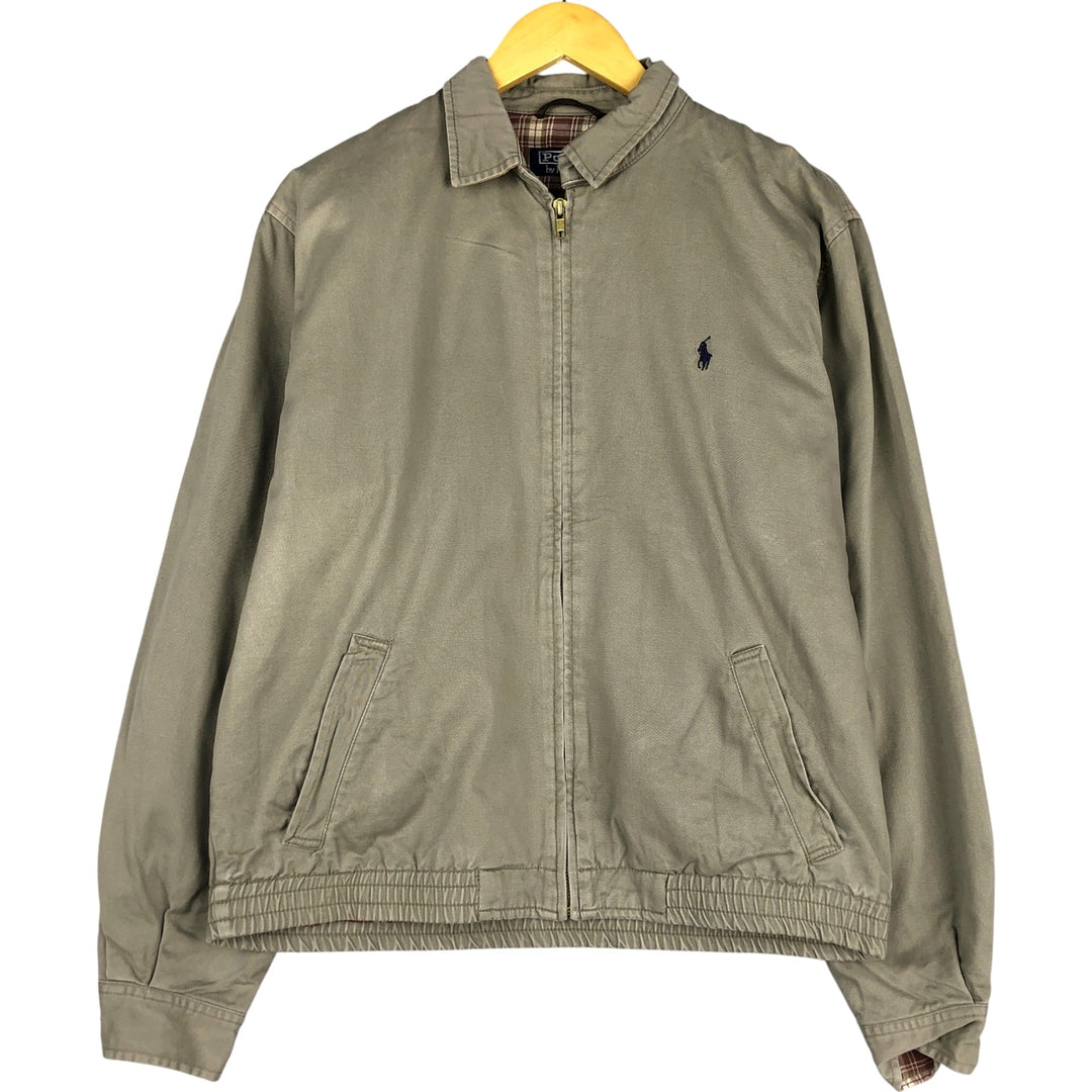 Ralph Lauren POLO by Ralph Lauren Swing Top Sports Jacket Men's XL cotton gray type Vintage Second Hand