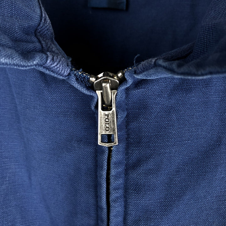 Ralph Lauren POLO by Ralph Lauren Swing Top Sports Jacket Men's XXL cotton Navy blue Vintage Second Hand