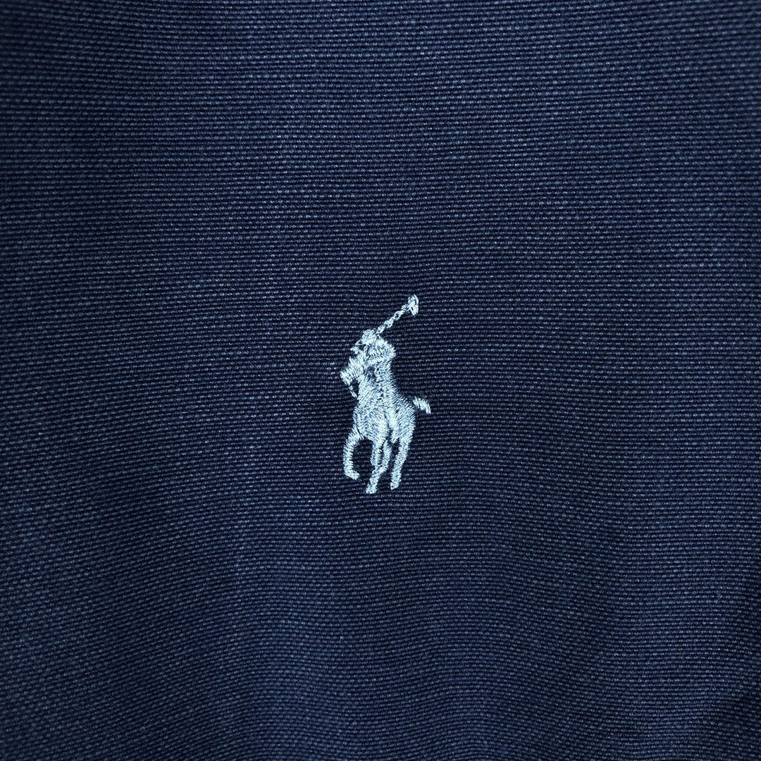 Ralph Lauren POLO by Ralph Lauren Swing Top Sports Jacket Men's XXL cotton Navy blue Vintage Second Hand