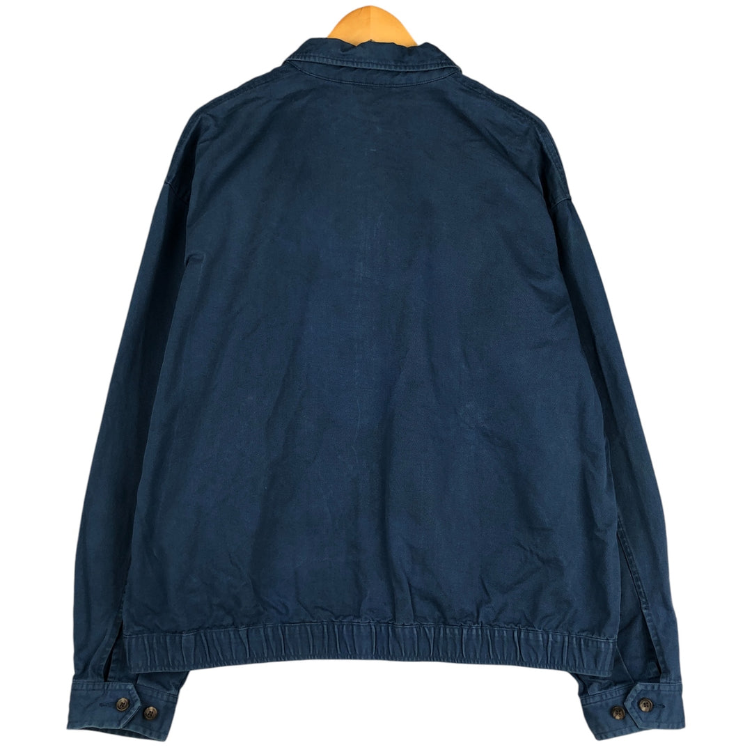 Ralph Lauren POLO by Ralph Lauren Swing Top Sports Jacket Men's XL cotton navy blue type Vintage Second Hand