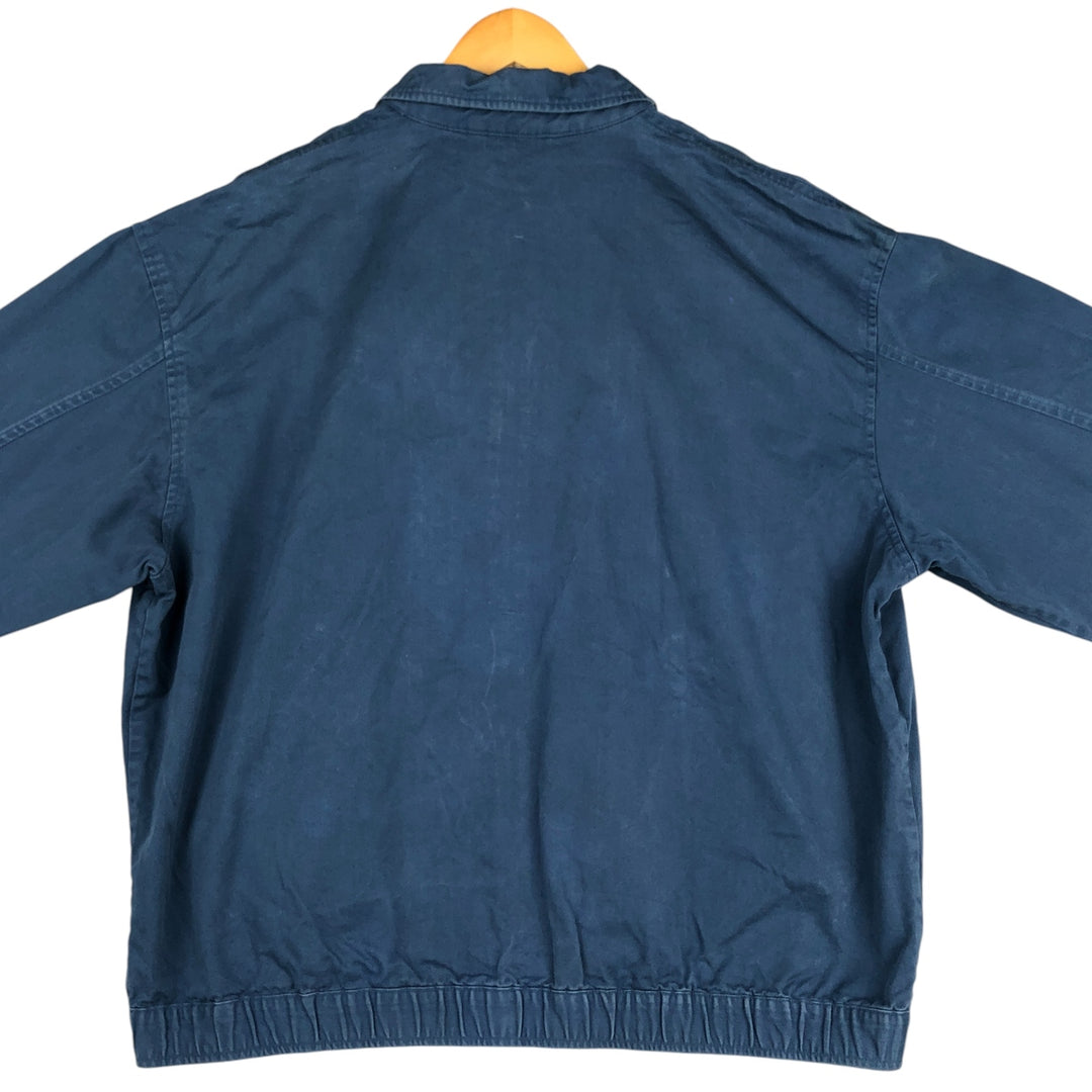 Ralph Lauren POLO by Ralph Lauren Swing Top Sports Jacket Men's XL cotton navy blue type Vintage Second Hand