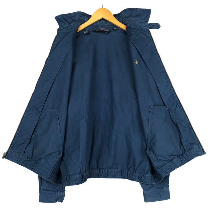 Ralph Lauren POLO by Ralph Lauren Swing Top Sports Jacket Men's XL cotton navy blue type Vintage Second Hand