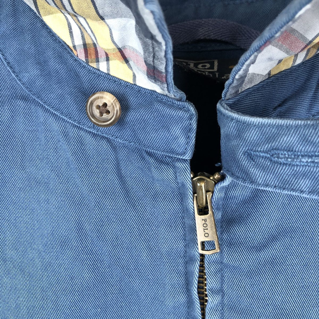 Ralph Lauren POLO by Ralph Lauren Swing Top Sports Jacket Men's XL cotton navy blue type Vintage Second Hand