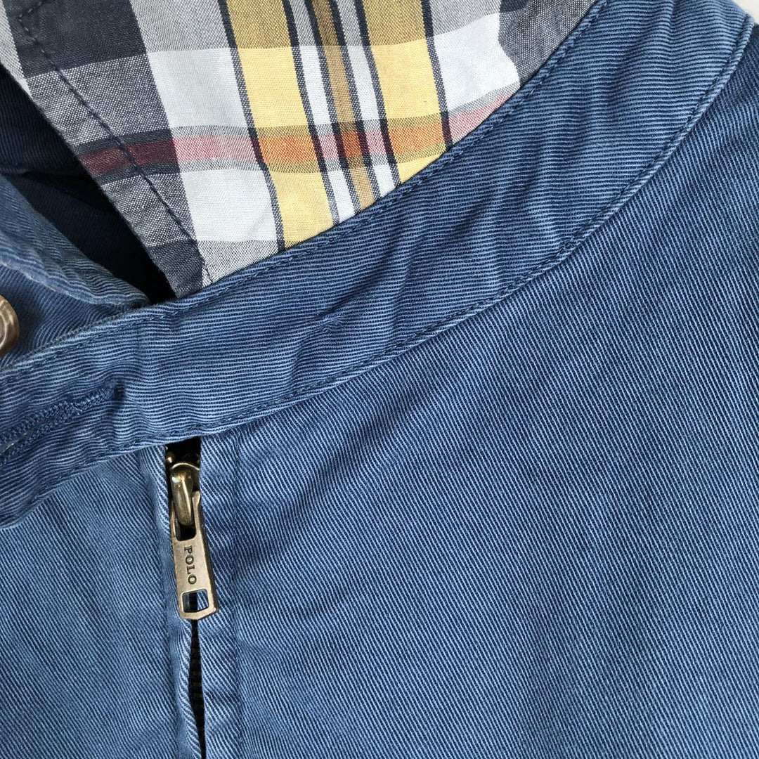 Ralph Lauren POLO by Ralph Lauren Swing Top Sports Jacket Men's XL cotton navy blue type Vintage Second Hand