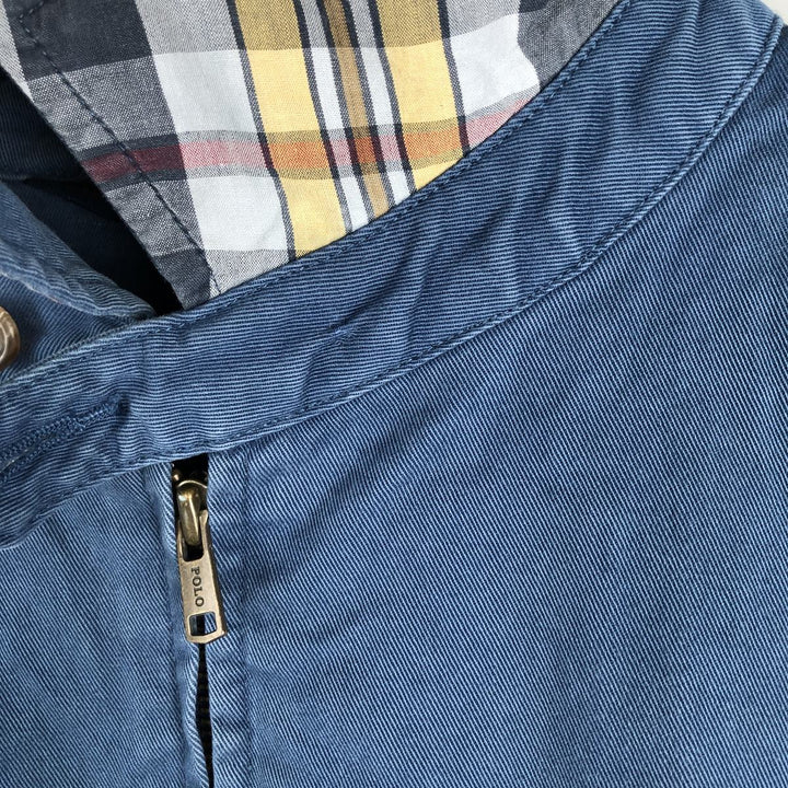 Ralph Lauren POLO by Ralph Lauren Swing Top Sports Jacket Men's XL cotton navy blue type Vintage Second Hand