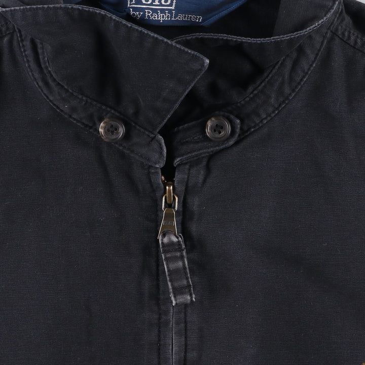 Ralph Lauren POLO by Ralph Lauren Swing Top Sports Jacket Men's L size cotton black type Vintage Second Hand