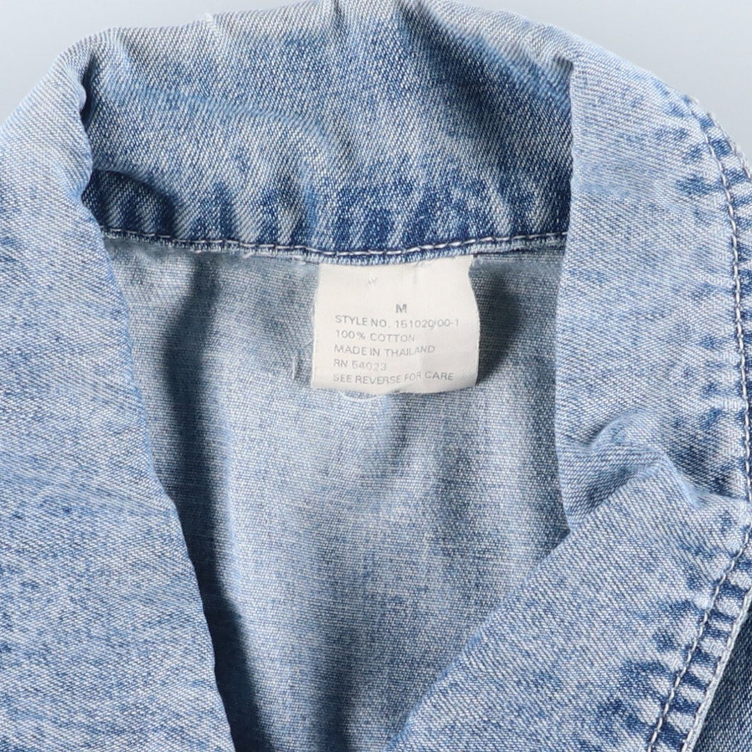 90'S GAP DENIM Old Gap Denim Coverall Men's Size Medium Vintage cotton blue type Vintage Second Hand