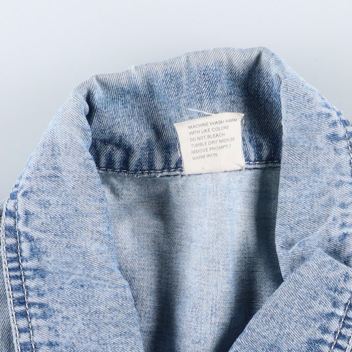 90'S GAP DENIM Old Gap Denim Coverall Men's Size Medium Vintage cotton blue type Vintage Second Hand