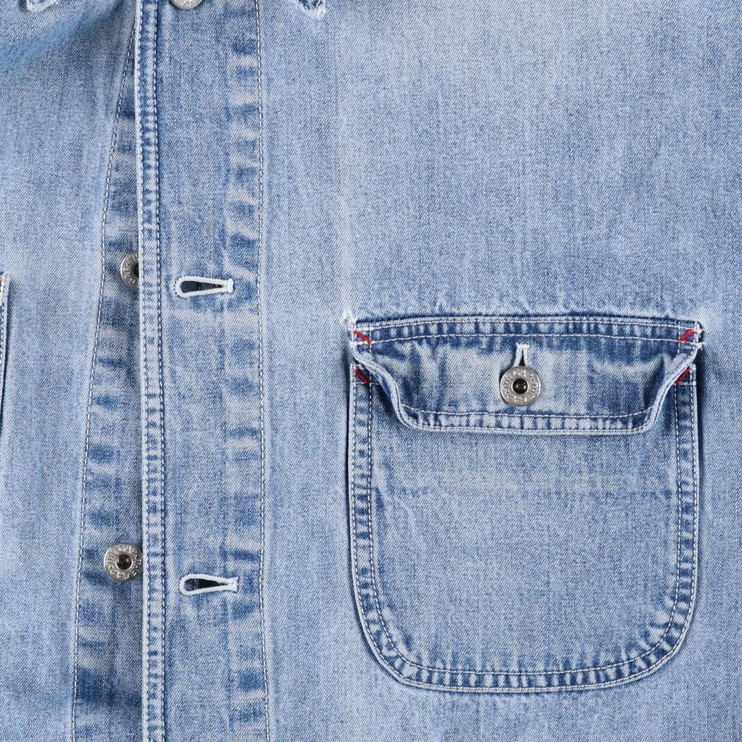 90'S GAP DENIM Old Gap Denim Coverall Men's Size Medium Vintage cotton blue type Vintage Second Hand