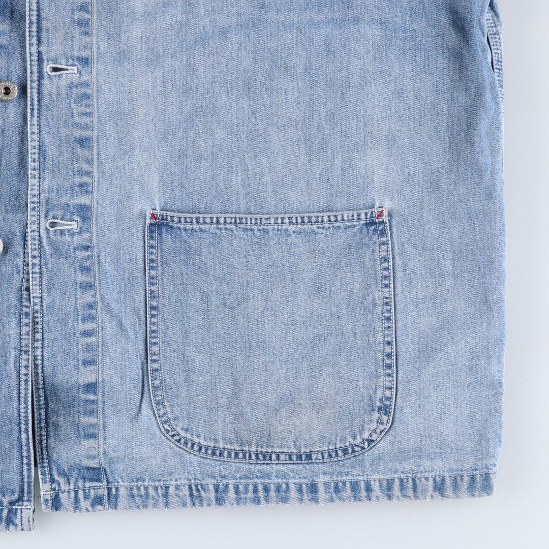 90'S GAP DENIM Old Gap Denim Coverall Men's Size Medium Vintage cotton blue type Vintage Second Hand