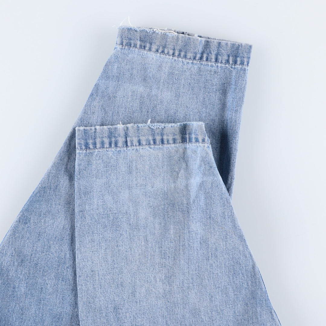 90'S GAP DENIM Old Gap Denim Coverall Men's Size Medium Vintage cotton blue type Vintage Second Hand