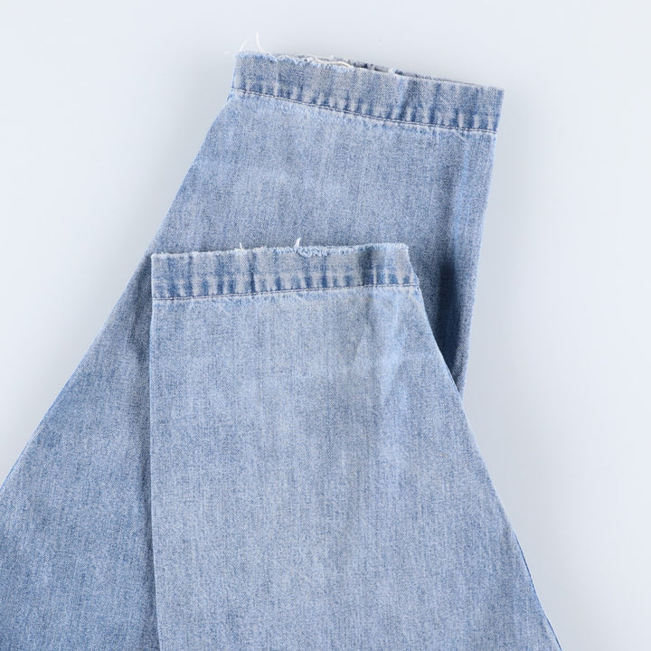 90'S GAP DENIM Old Gap Denim Coverall Men's Size Medium Vintage cotton blue type Vintage Second Hand