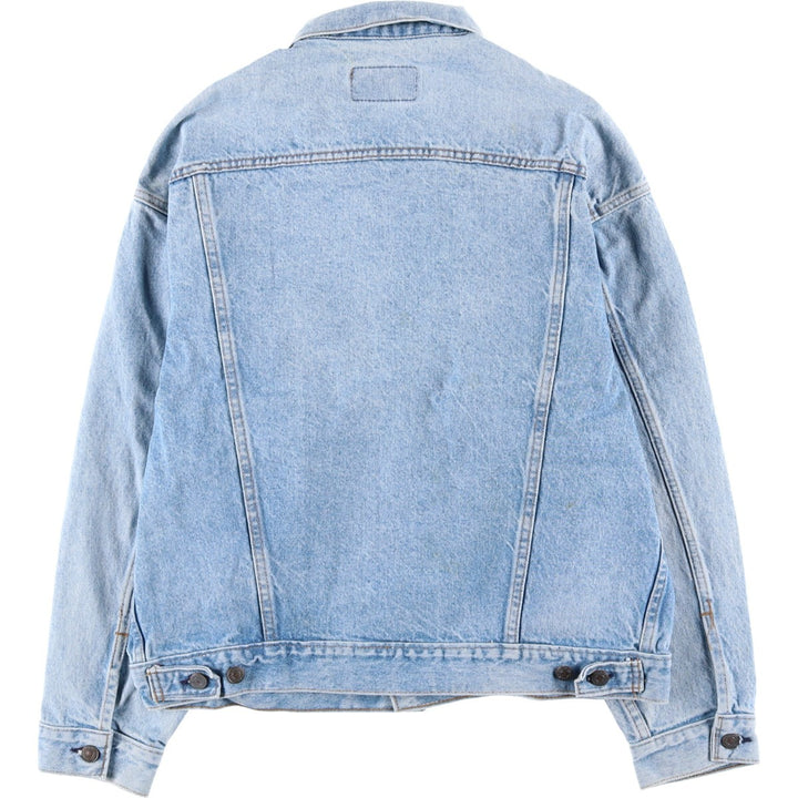 90'S Levi's 70507-0214 denim jacket, denim jacket, made in USA, men's size L, vintage cotton blue type Vintage Second Hand