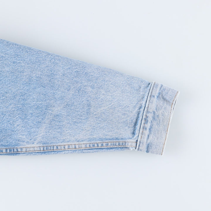 90'S Levi's 70507-0214 denim jacket, denim jacket, made in USA, men's size L, vintage cotton blue type Vintage Second Hand