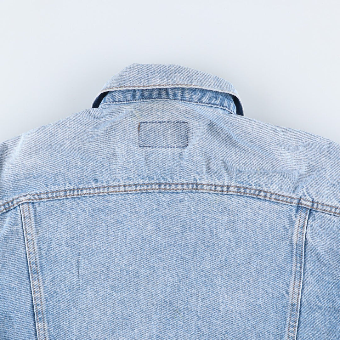 90'S Levi's 70507-0214 denim jacket, denim jacket, made in USA, men's size L, vintage cotton blue type Vintage Second Hand