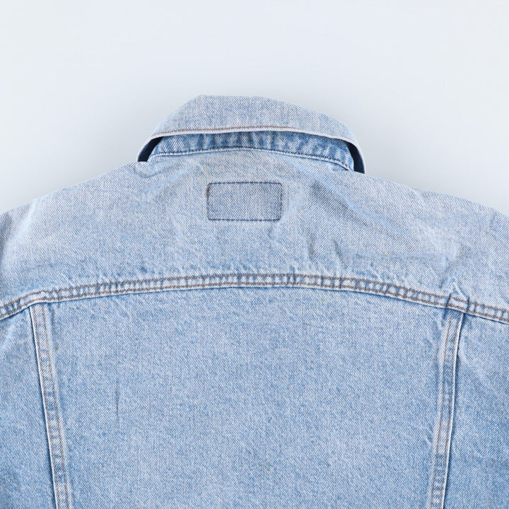 90'S Levi's 70507-0214 denim jacket, denim jacket, made in USA, men's size L, vintage cotton blue type Vintage Second Hand