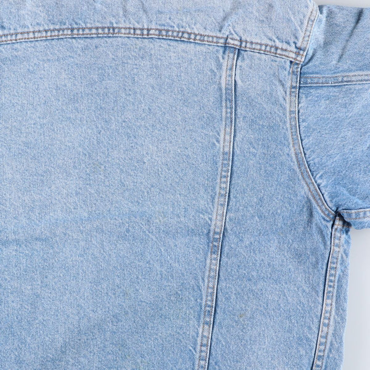 90'S Levi's 70507-0214 denim jacket, denim jacket, made in USA, men's size L, vintage cotton blue type Vintage Second Hand