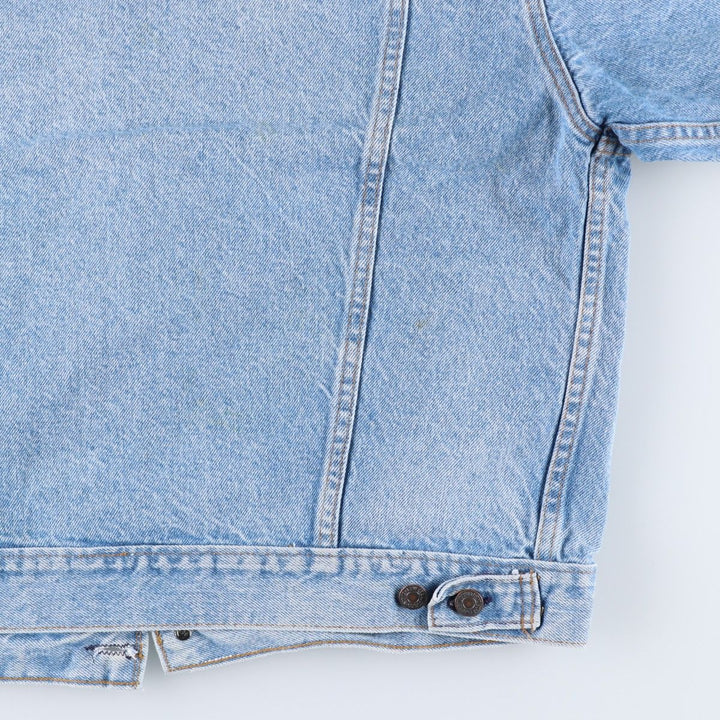90'S Levi's 70507-0214 denim jacket, denim jacket, made in USA, men's size L, vintage cotton blue type Vintage Second Hand
