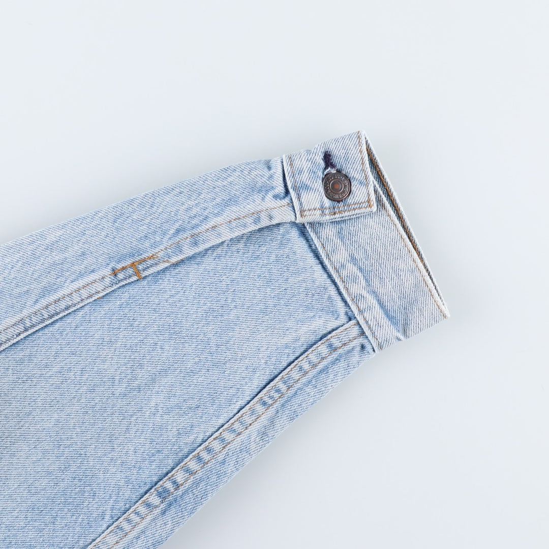 90'S Levi's 70507-0214 denim jacket, denim jacket, made in USA, men's size L, vintage cotton blue type Vintage Second Hand