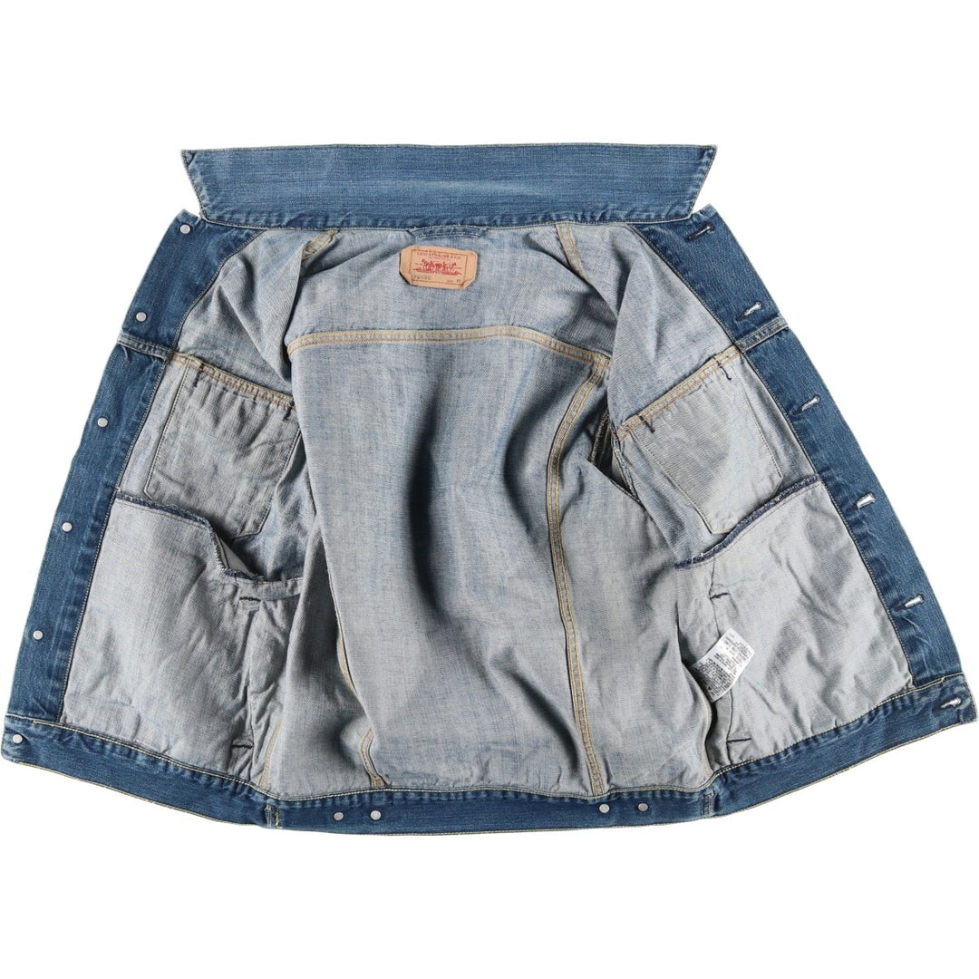 2000'S Levi's 70550-0439 Euro Model Denim Jacket, Men's Size Medium cotton blue type Vintage Second Hand