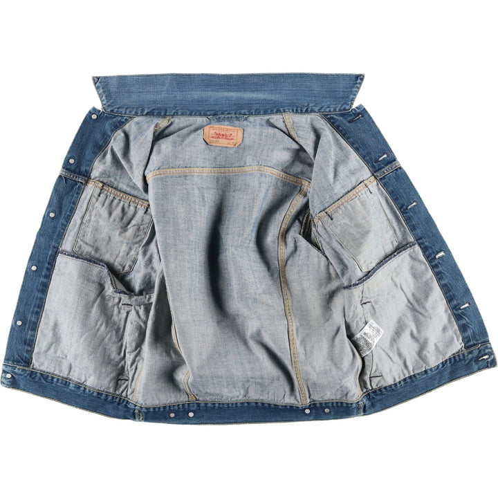 2000'S Levi's 70550-0439 Euro Model Denim Jacket, Men's Size Medium cotton blue type Vintage Second Hand