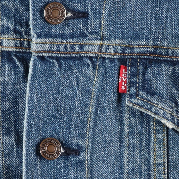 2000'S Levi's 70550-0439 Euro Model Denim Jacket, Men's Size Medium cotton blue type Vintage Second Hand