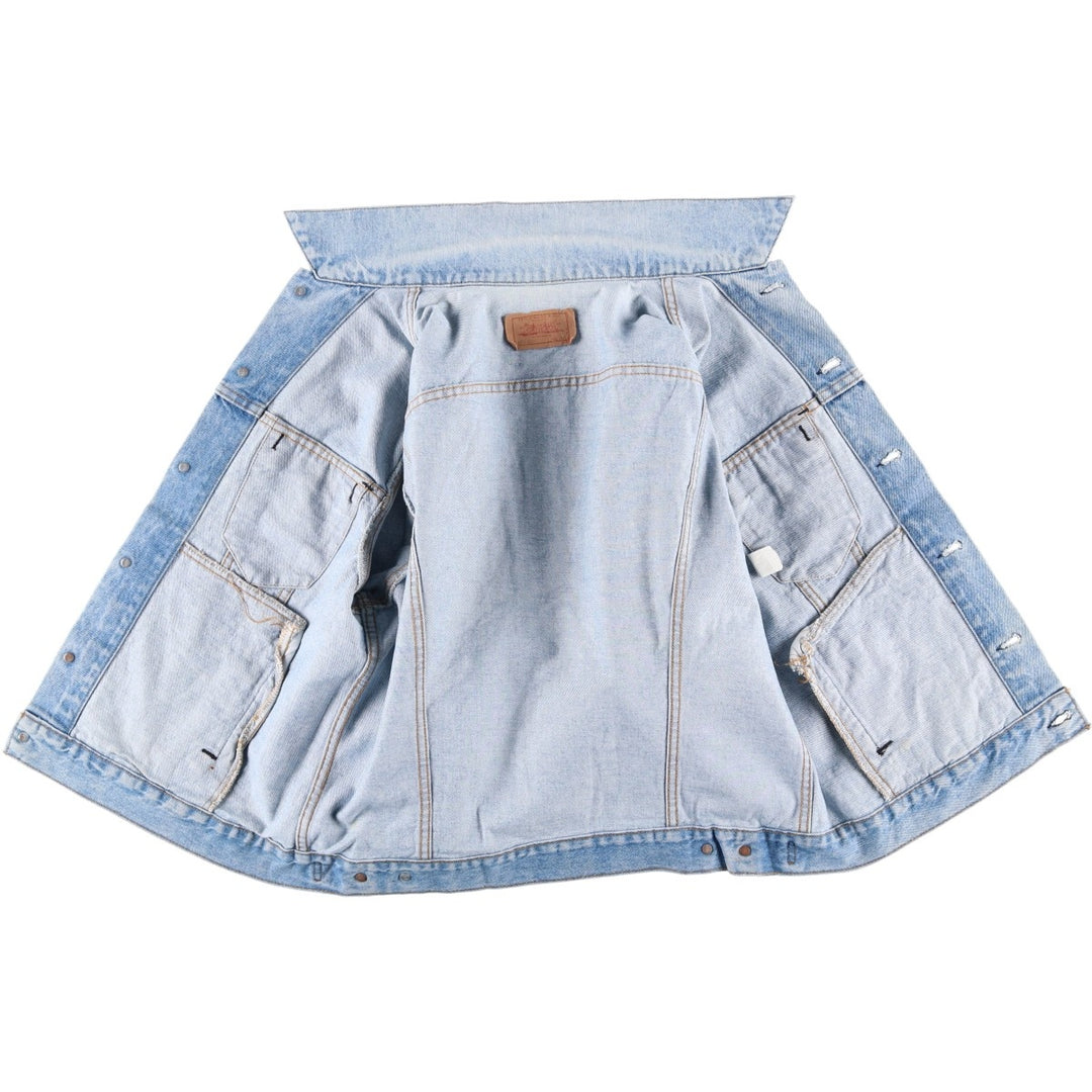 Vintage 1980'S Levi's 70506-0214 denim jacket, made in the USA, size L. cotton blue type Vintage Second Hand