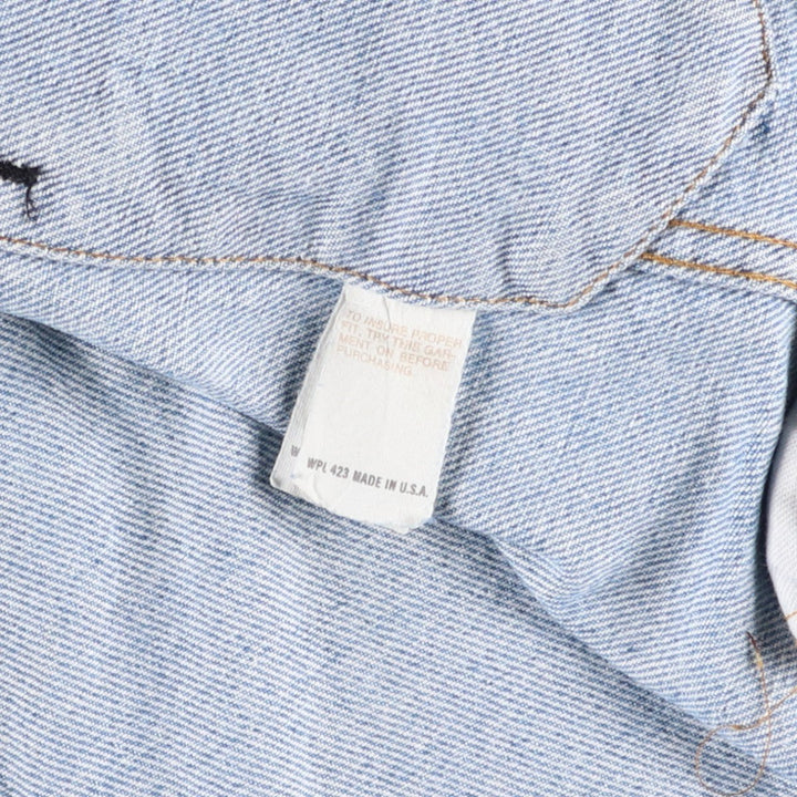 Vintage 1980'S Levi's 70506-0214 denim jacket, made in the USA, size L. cotton blue type Vintage Second Hand
