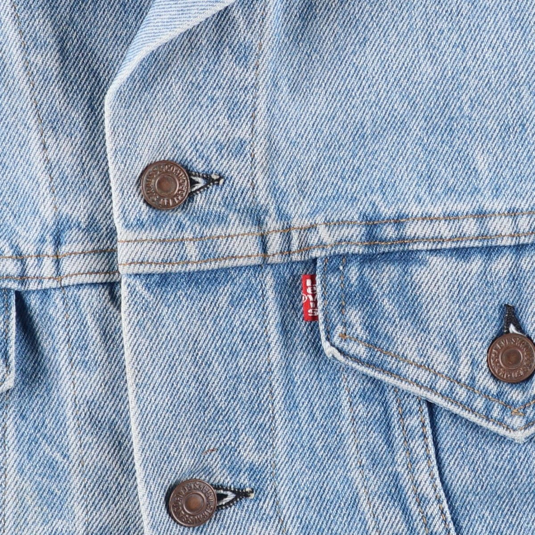 Vintage 1980'S Levi's 70506-0214 denim jacket, made in the USA, size L. cotton blue type Vintage Second Hand