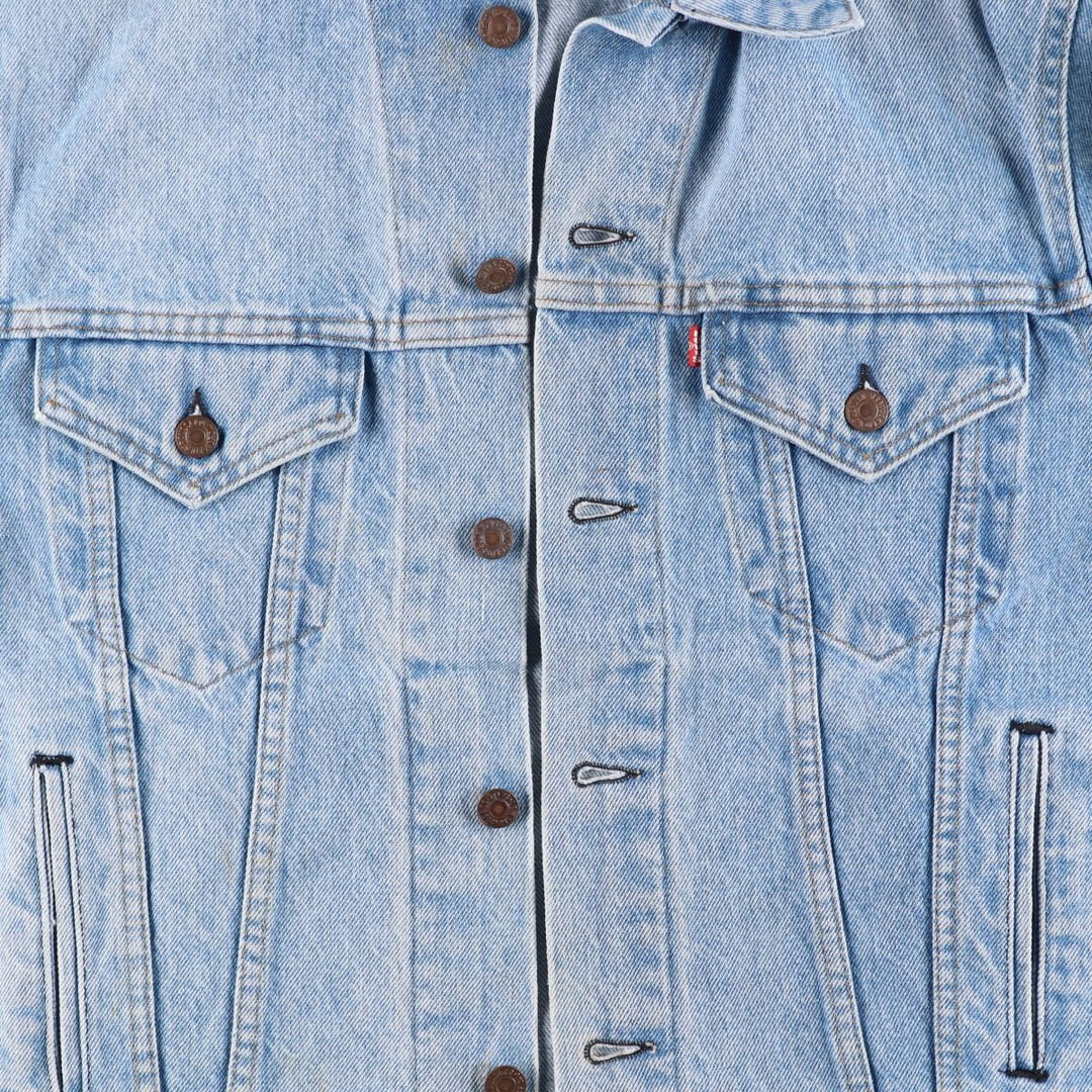 Vintage 1980'S Levi's 70506-0214 denim jacket, made in the USA, size L. cotton blue type Vintage Second Hand