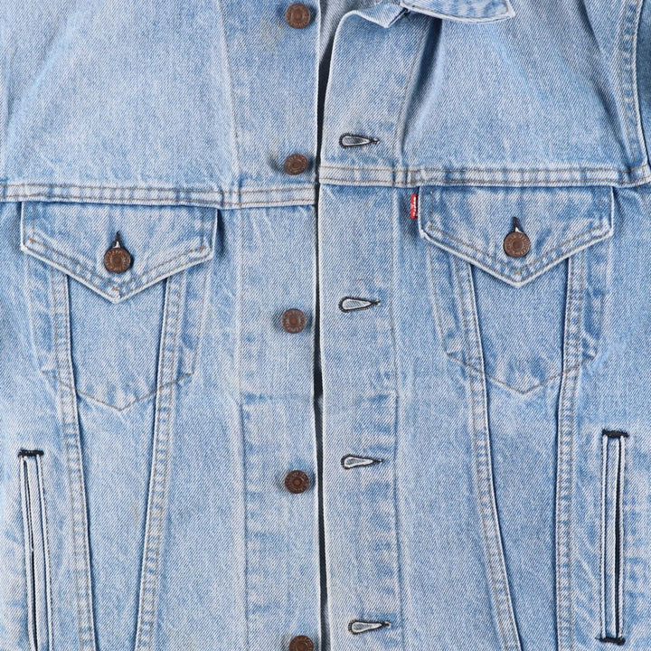 Vintage 1980'S Levi's 70506-0214 denim jacket, made in the USA, size L. cotton blue type Vintage Second Hand