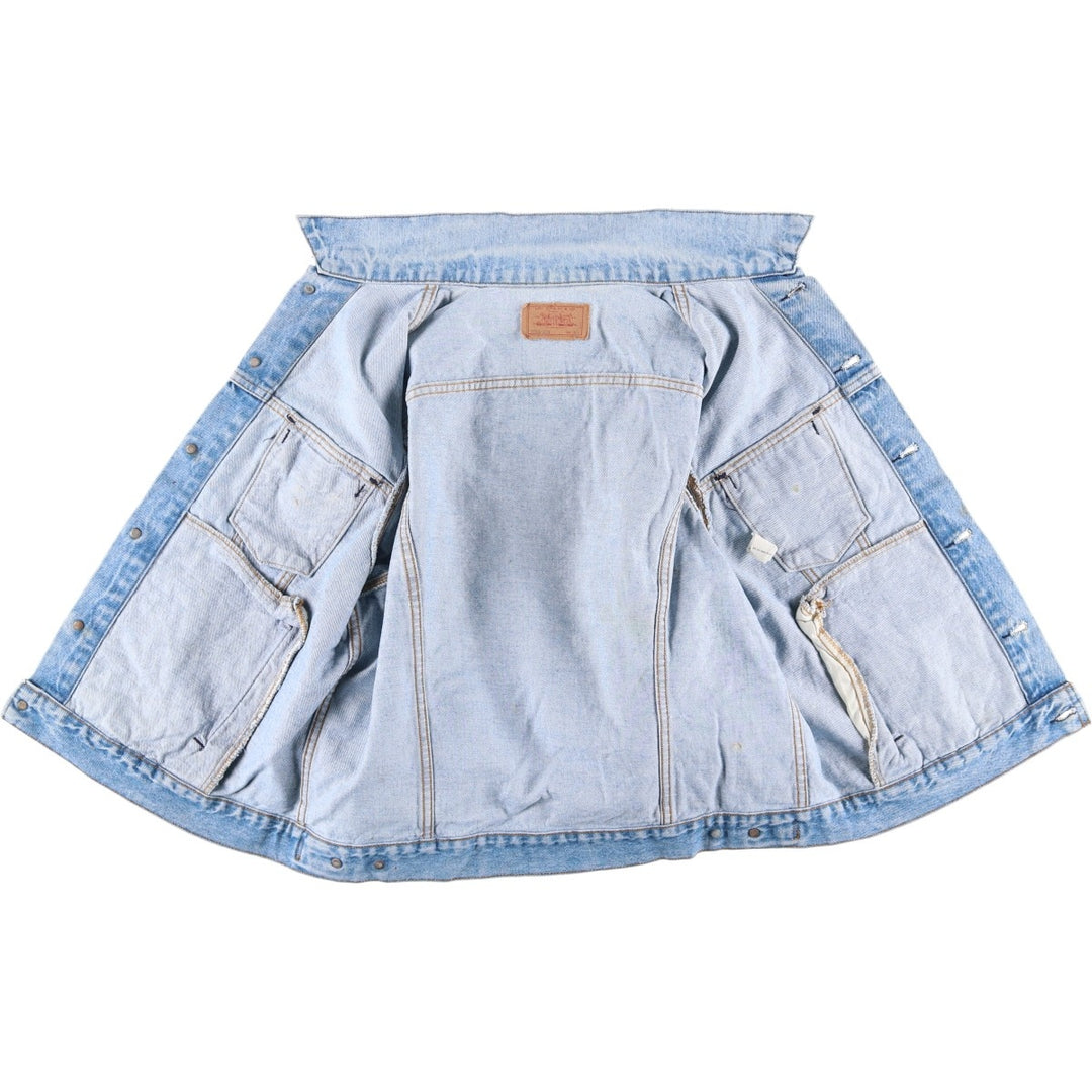 Vintage 1980'S Levi's 70506-0214 denim jacket, made in the USA, size L. cotton blue type Vintage Second Hand