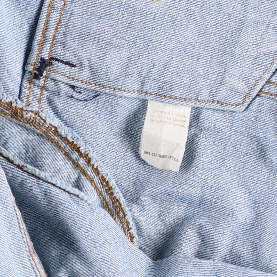 Vintage 1980'S Levi's 70506-0214 denim jacket, made in the USA, size L. cotton blue type Vintage Second Hand
