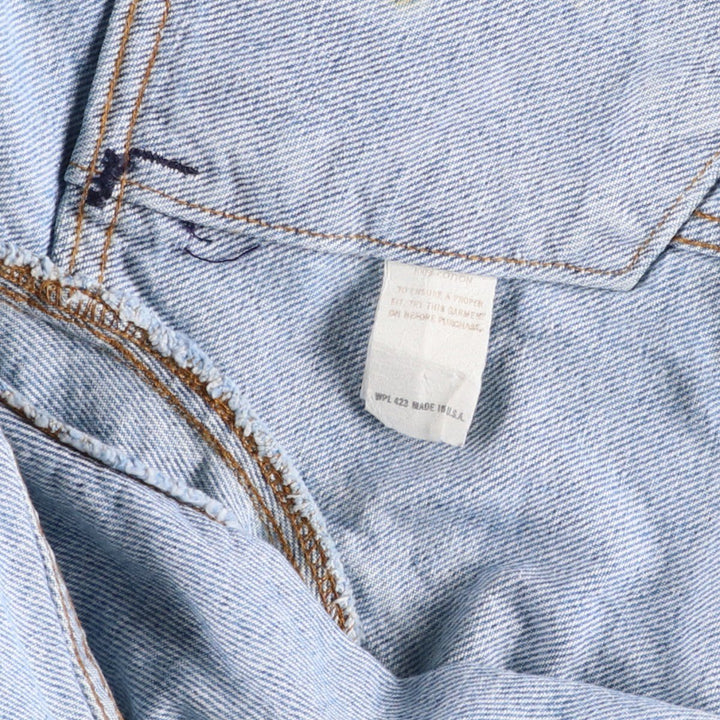 Vintage 1980'S Levi's 70506-0214 denim jacket, made in the USA, size L. cotton blue type Vintage Second Hand