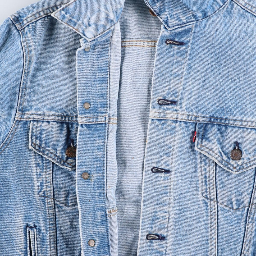 Vintage 1980'S Levi's 70506-0214 denim jacket, made in the USA, size L. cotton blue type Vintage Second Hand