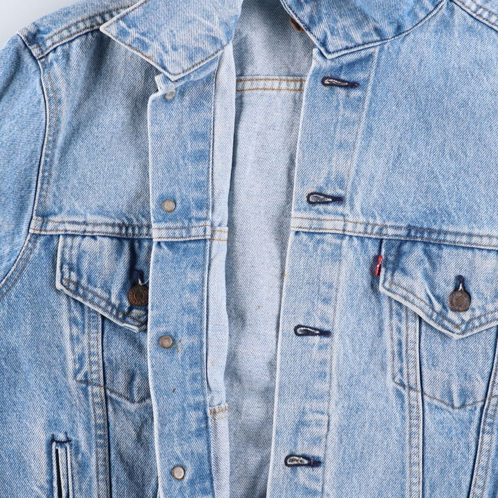 Vintage 1980'S Levi's 70506-0214 denim jacket, made in the USA, size L. cotton blue type Vintage Second Hand