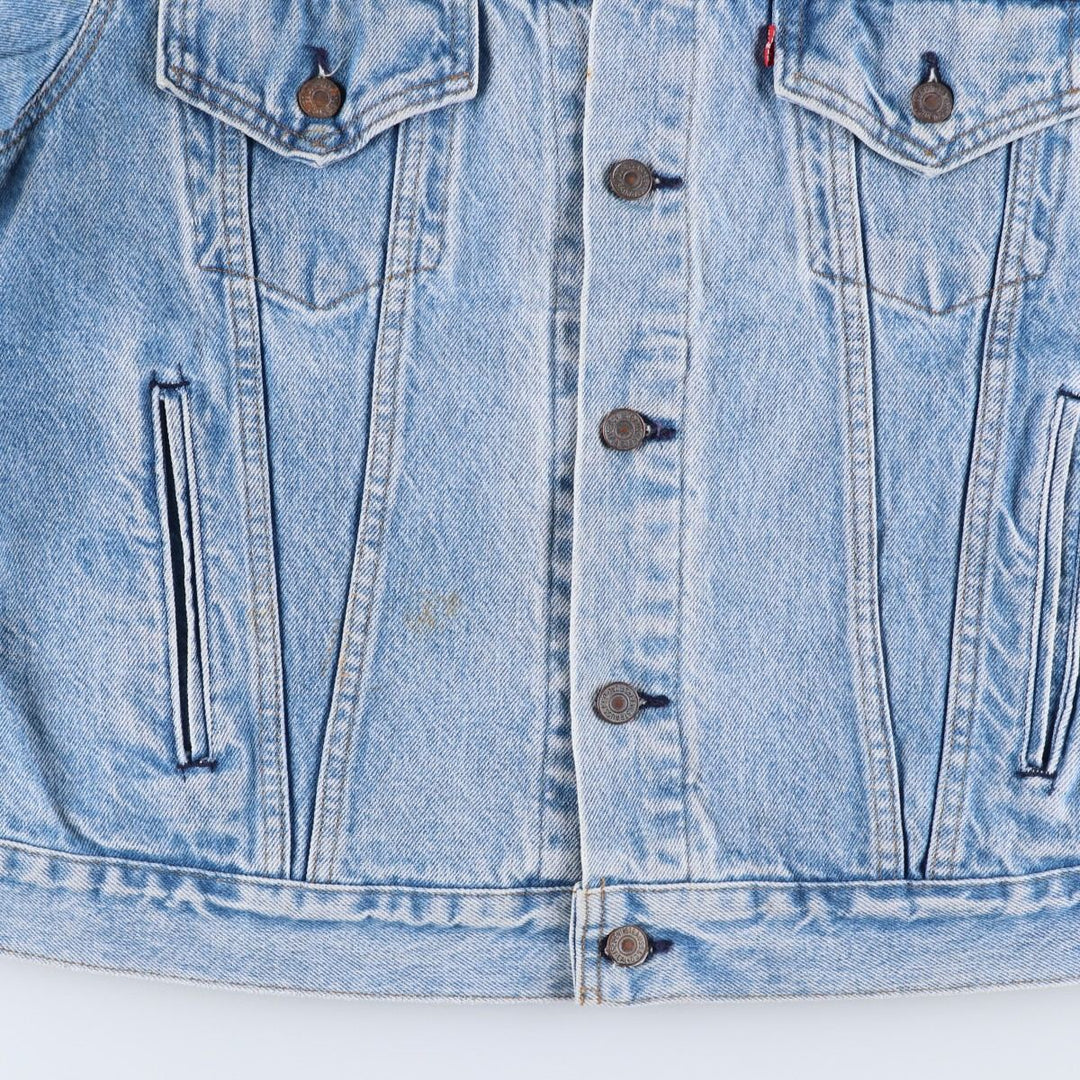 Vintage 1980'S Levi's 70506-0214 denim jacket, made in the USA, size L. cotton blue type Vintage Second Hand