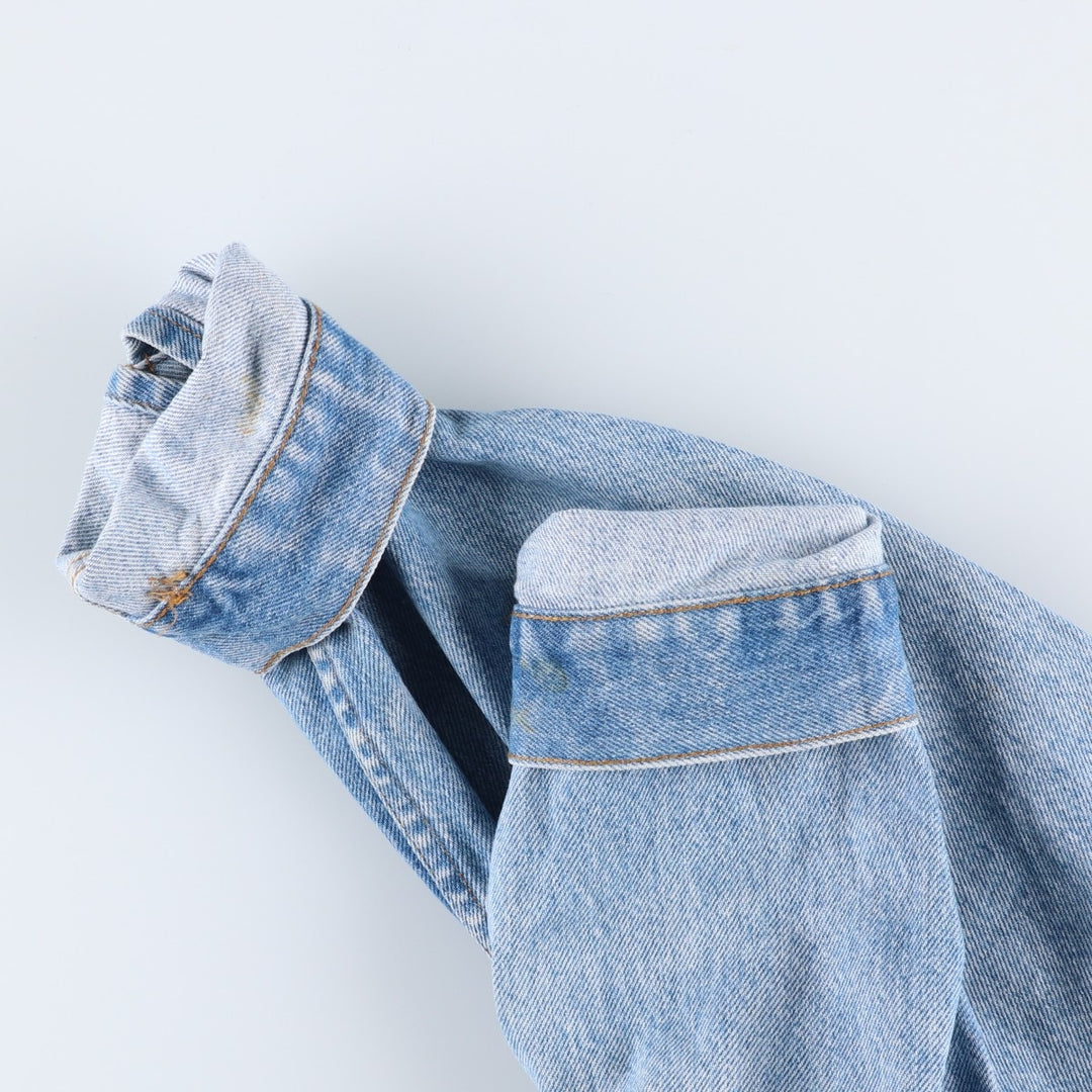 Vintage 1980'S Levi's 70506-0214 denim jacket, made in the USA, size L. cotton blue type Vintage Second Hand