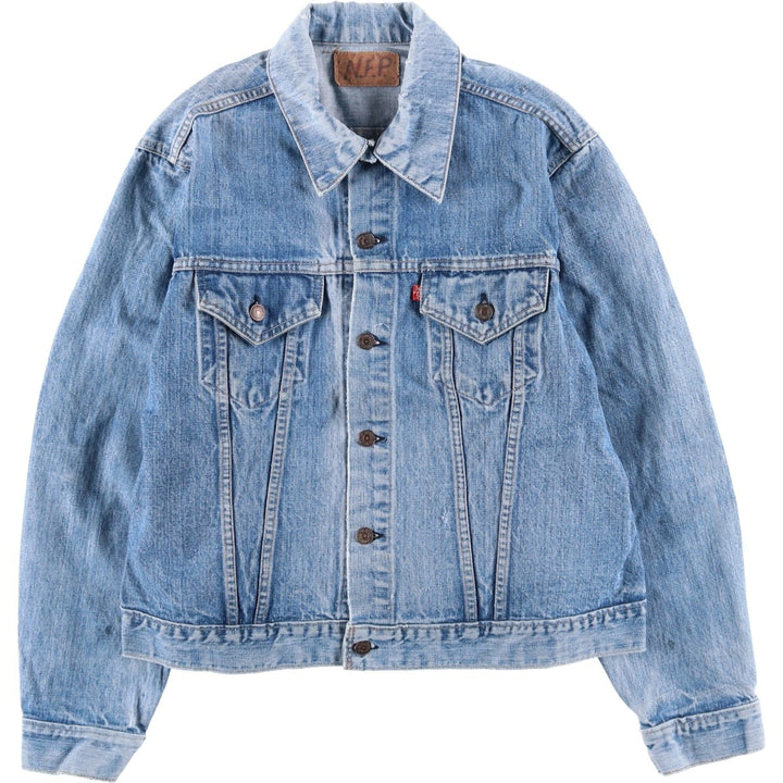 Vintage 80s-90'S Levi's denim jacket, denim jacket, made in the USA, men's size L cotton blue type Vintage Second Hand