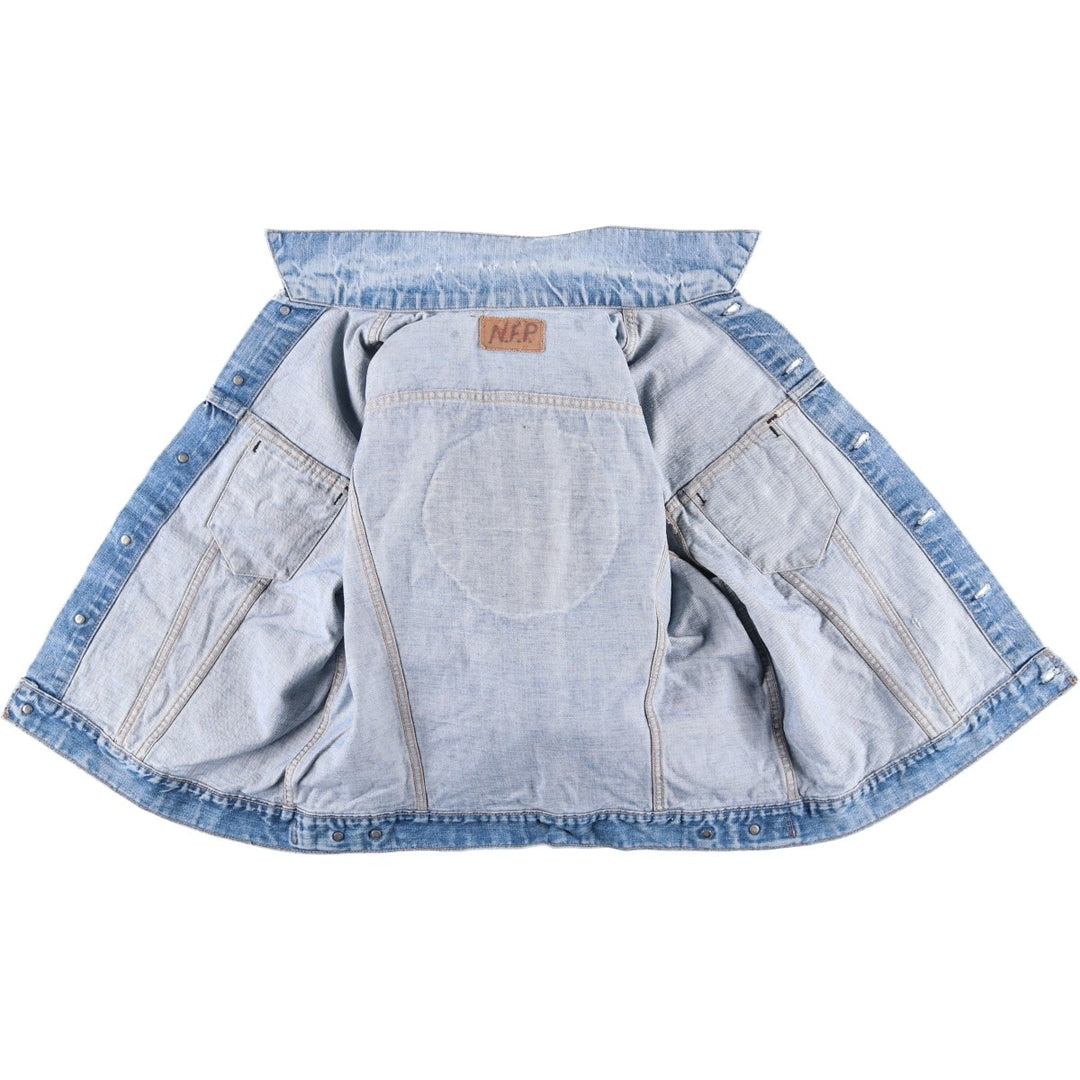 Vintage 80s-90'S Levi's denim jacket, denim jacket, made in the USA, men's size L cotton blue type Vintage Second Hand