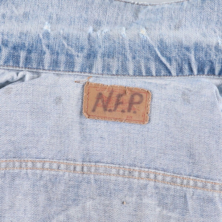 Vintage 80s-90'S Levi's denim jacket, denim jacket, made in the USA, men's size L cotton blue type Vintage Second Hand