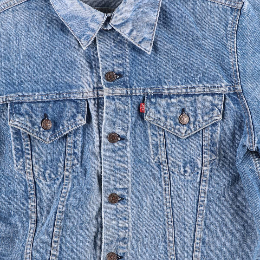 Vintage 80s-90'S Levi's denim jacket, denim jacket, made in the USA, men's size L cotton blue type Vintage Second Hand