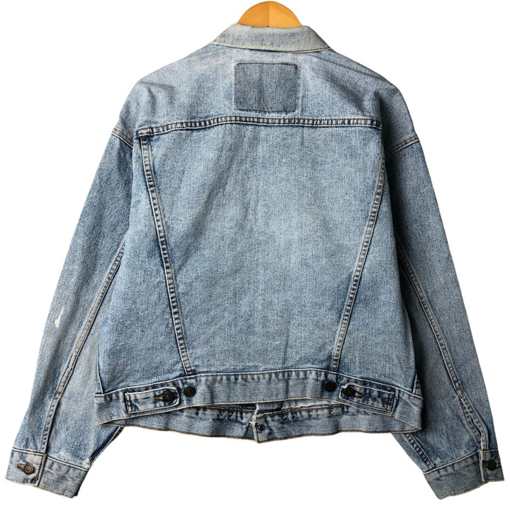 Vintage 1990'S Levi's 70598-4891 Large Patch Denim Jacket, Men's Size Medium unclear blue type Vintage Second Hand