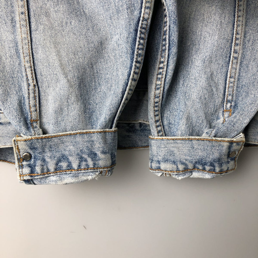 Vintage 1990'S Levi's 70598-4891 Large Patch Denim Jacket, Men's Size Medium unclear blue type Vintage Second Hand